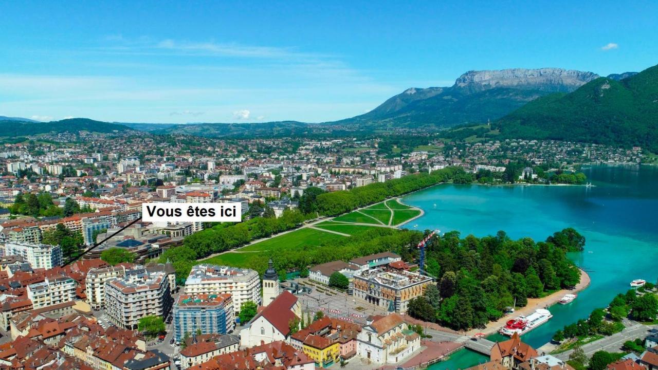 A 200M Du Lac, Au Coeur De La Vieille Ville Avec Parking Анси Екстериор снимка